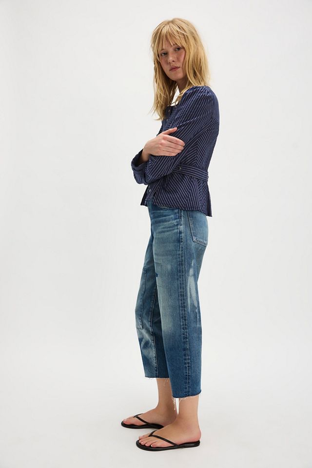 国内で当店のみ Supermade - STITCHING BARREL JEANS Made In Japan Barrel Women's Jeans - Black | Levi's® US