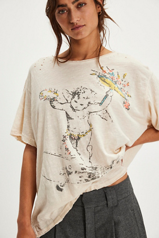 Edge Of Tomorrow Tee By Magnolia Pearl At Free People In Ivory