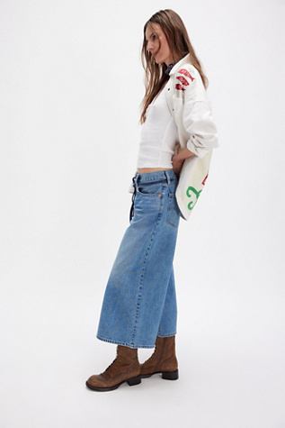 Levi's XL Culotte Jeans at Free People in Light Wash, Size: 27