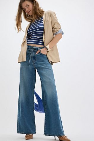 We The Free Finish Line Wide-Leg Jeans | Free People