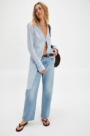 Levi's 501 '90s Ankle Embroidered Jeans at Free People in Light Wash, Size: 31