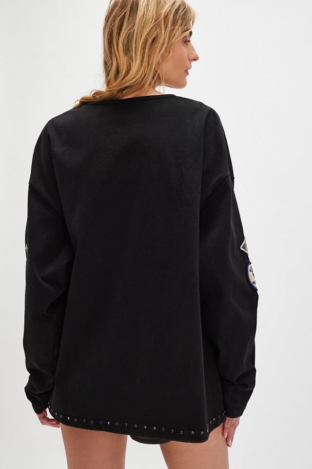 Found Studded Long-Sleeve Tee #1