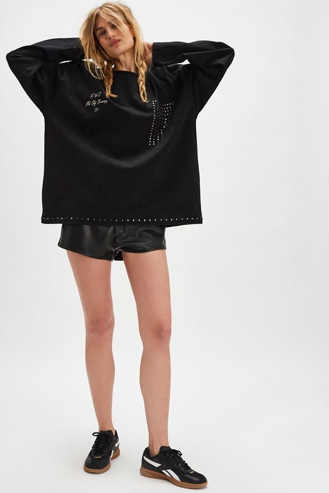 Found Studded Long-Sleeve Tee #2