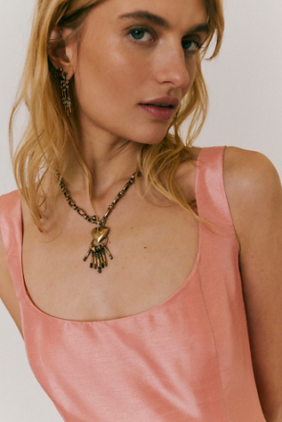 Stakes Are High Necklace At Free People In Gold