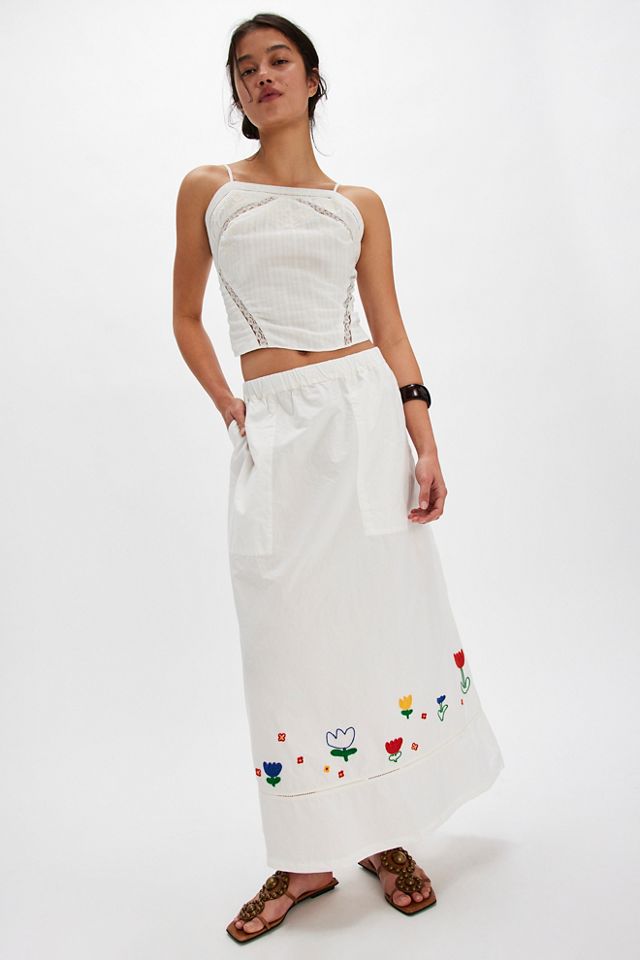 Bobo Choses Garden Party Poplin Skirt | Free People