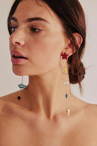 Delilah Dangle Earrings At Free People In Gold