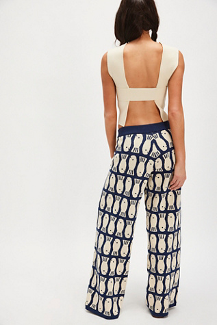 Bobo Choses Lucky Fish Jacquard Knit Pants