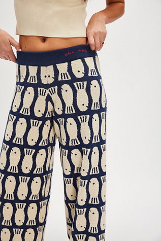 Bobo Choses Lucky Fish Jacquard Knit Pants