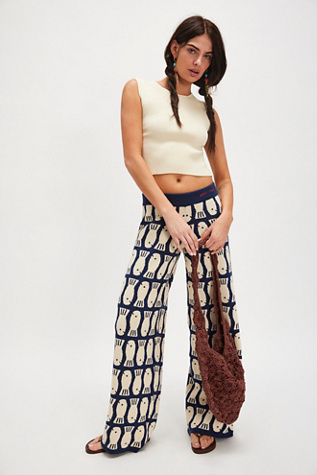 Bobo Choses Lucky Fish Jacquard Knit Pants