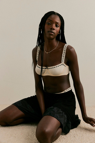 So Sweet Balconette Underwire Bra by Intimately at Free People in White, Size: 36 DD