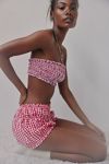 Seersucker Smocked Bandeau