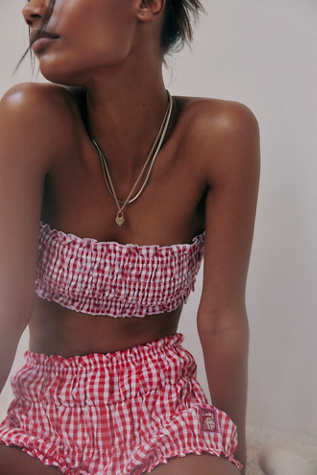 Seersucker Smocked Bandeau