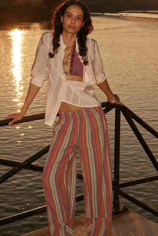 Red Flare + Wide-Leg Pants | Free People