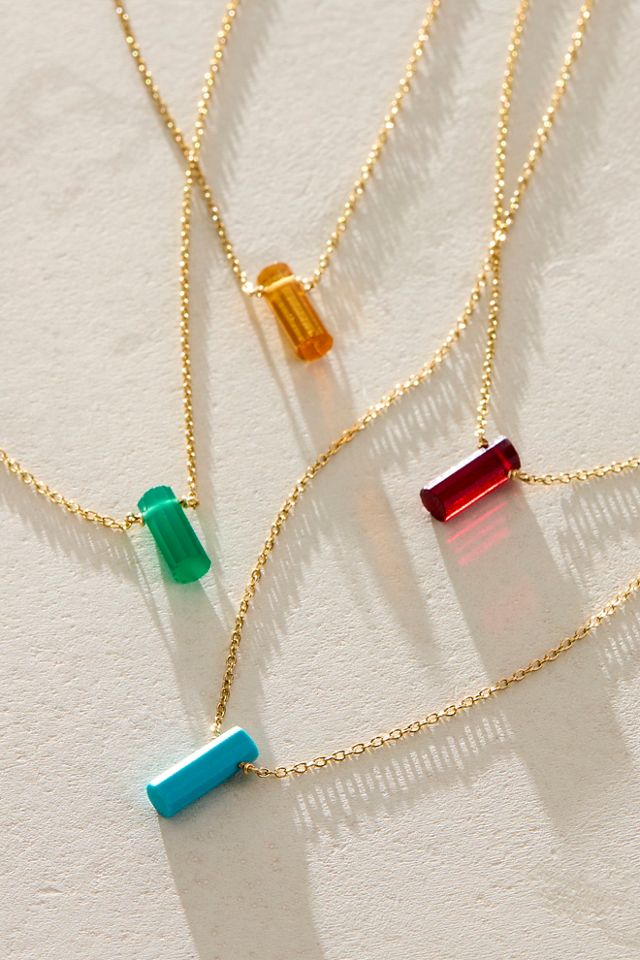 Kozakh Birth Stone Necklace