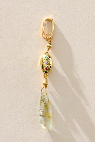 Alisa Michelle Bikini Charm by Alisa Michelle Designs at Free People in Quartz With Shell