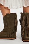 Faye Fringe Pull On Boots