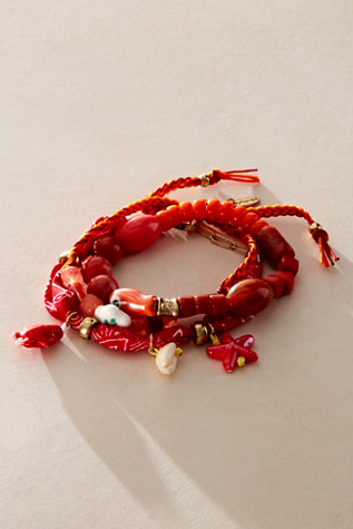 Amaya Bracelet At Free People In Clementine