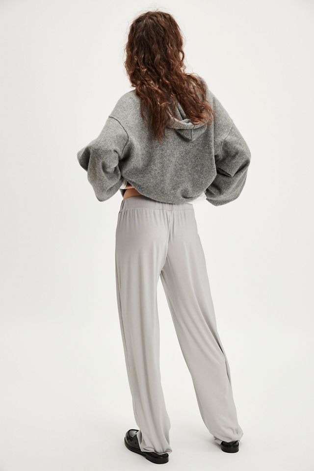Norma Kamali Low-Rise Solid Pleated Trousers #1