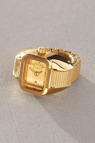 Женские часы Breda Nocturne Ring Watch, цвет: Золотой