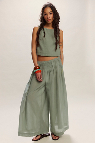 Rising Sun Pants By free-est At Free People In Lily Pad, Size: Small