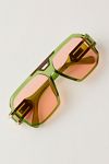 Corfu Oversized Aviator Sunglasses