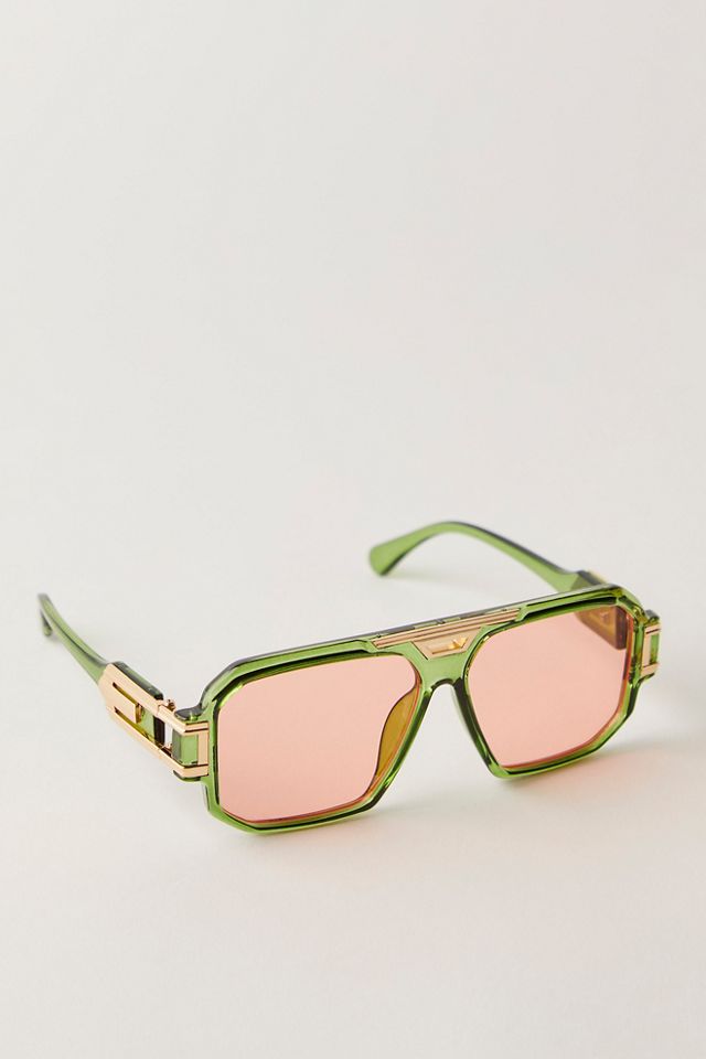 Corfu Oversized Aviator Sunglasses