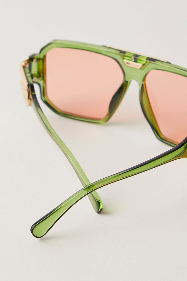 Corfu Oversized Aviator Sunglasses