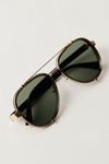 Wesley Oversized Aviator Sunglasses