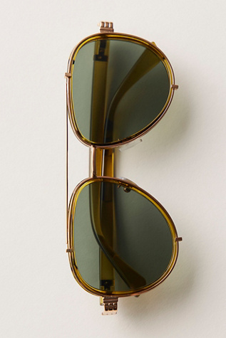 Wesley Oversized Aviator Sunglasses