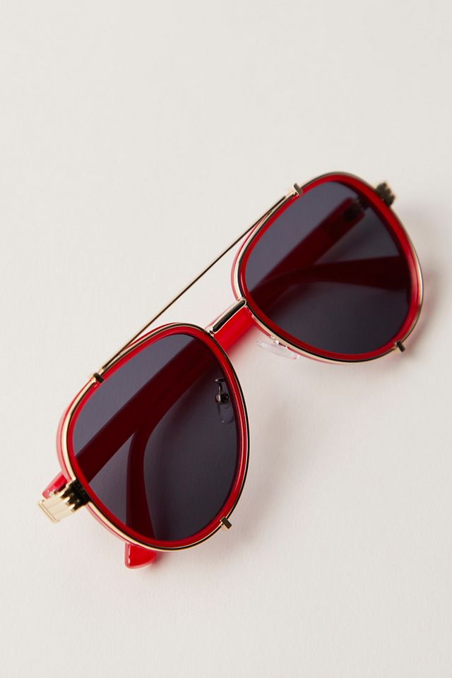 Wesley Oversized Aviator Sunglasses