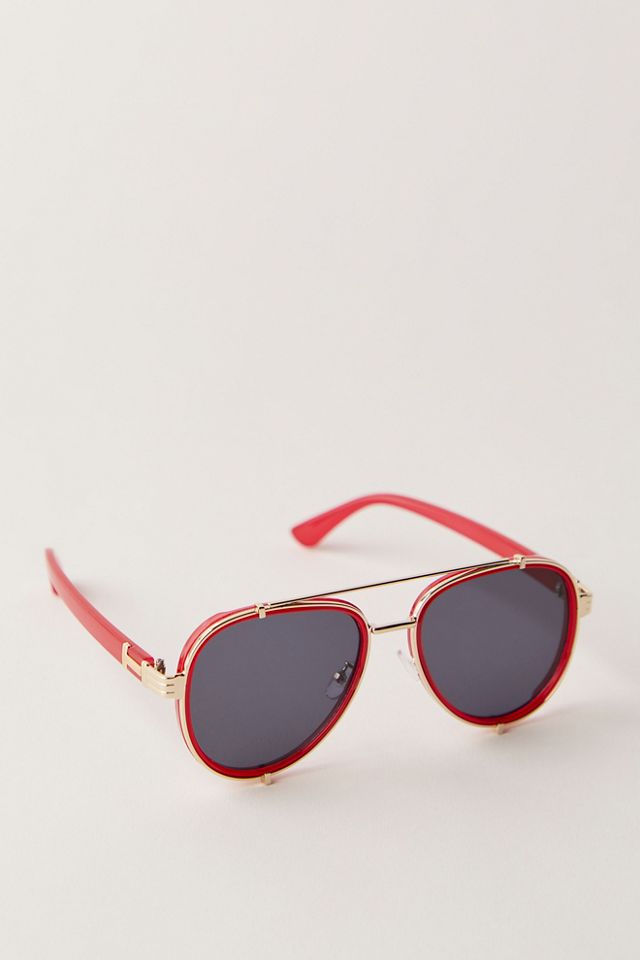 Wesley Oversized Aviator Sunglasses