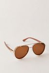 Wesley Oversized Aviator Sunglasses