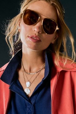 Wesley Oversized Aviator Sunglasses product page