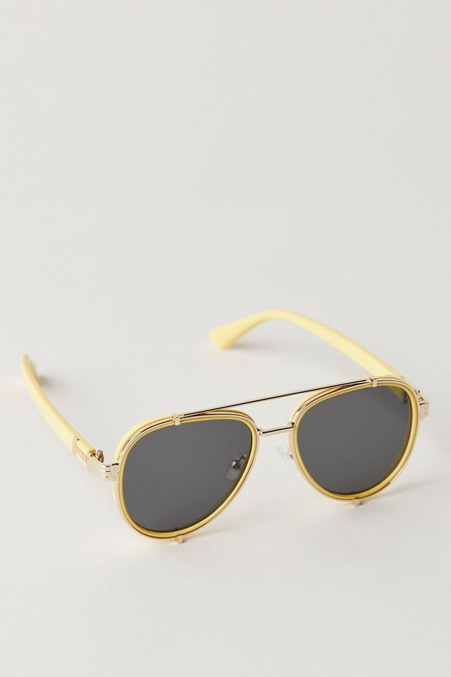 Wesley Oversized Aviator Sunglasses #2