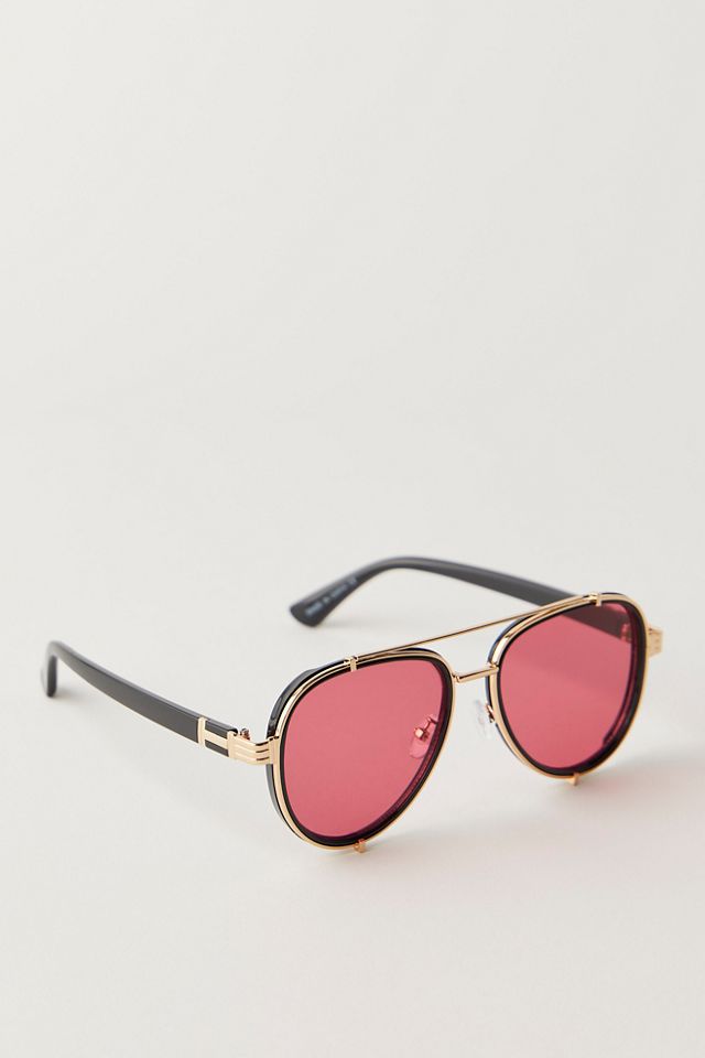 Wesley Oversized Aviator Sunglasses #2