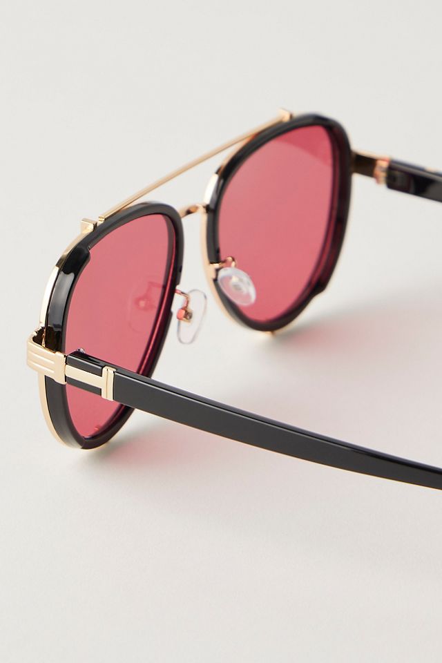 Wesley Oversized Aviator Sunglasses #3
