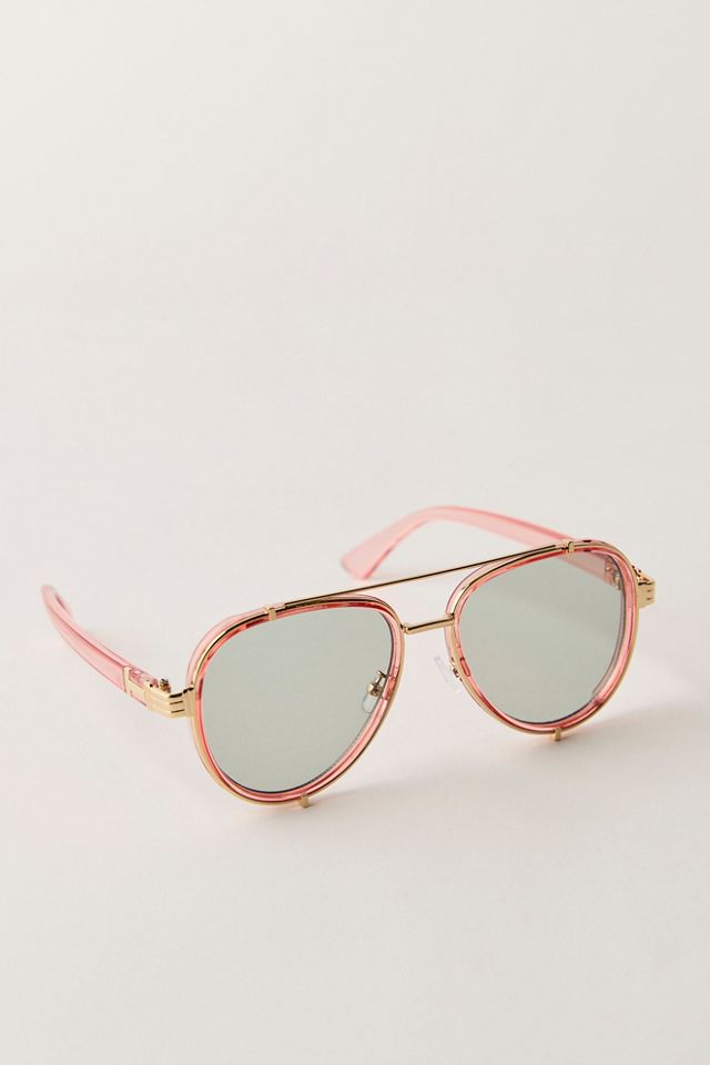 Wesley Oversized Aviator Sunglasses #2
