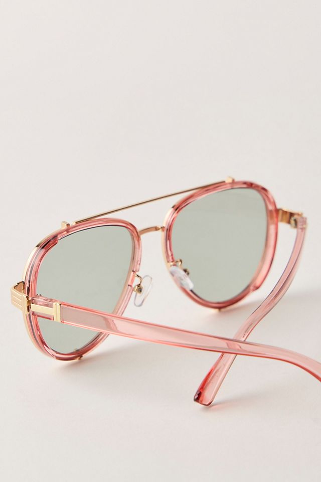 Wesley Oversized Aviator Sunglasses #3