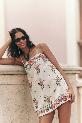 Mona Cat-Eye Sunglasses at Free People in Black With Orange Lens