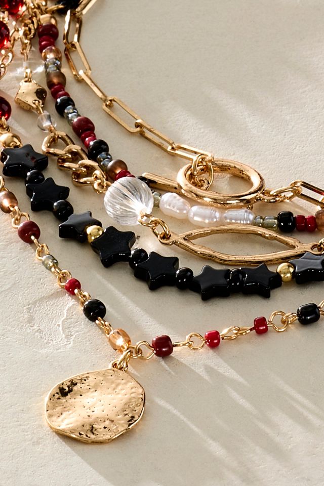 Collier superposé étoilé #1