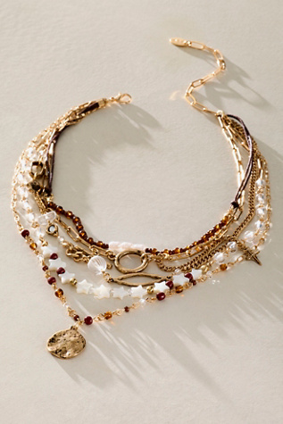 Collier superposé étoilé