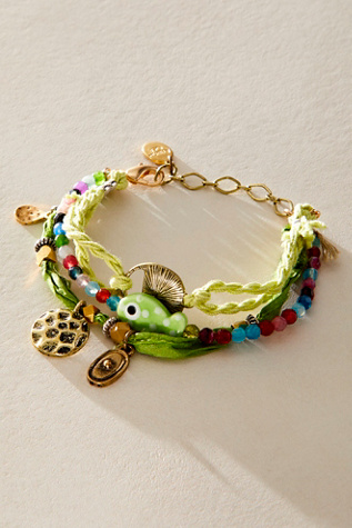 Bracelet Alina par Free People en Avocat Citron Vert, pour femme