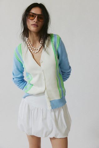 Anna Sui Amalfi Cardigan at Free People in Blue, Size: XS/S