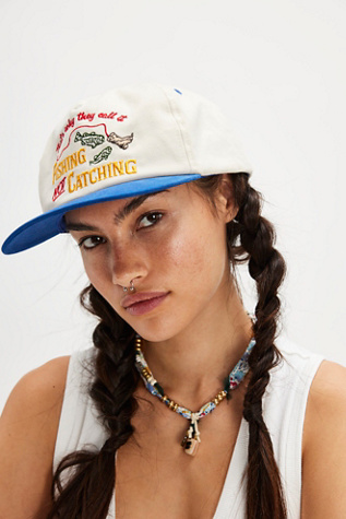Fishing Not Catching Hat by Free People in White