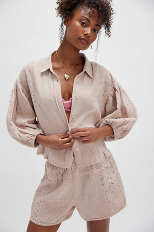 Full Bloom Shirt by Intimately at Free People in Pink, Size: XS