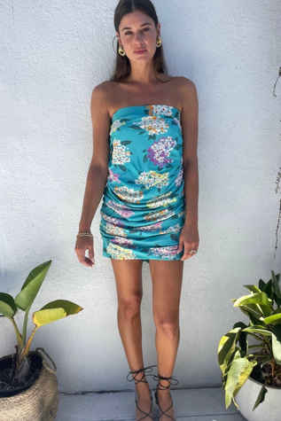 Ungaro Floral Ruched Skirt Selected by Madly Vintage