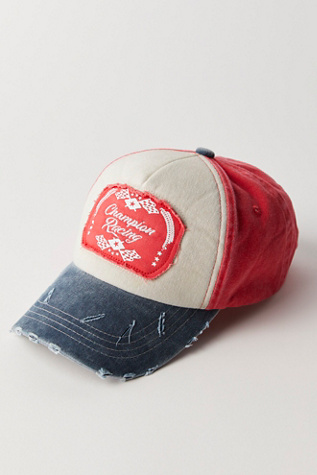 Moto Racing Baseball Cap At Free People In Red