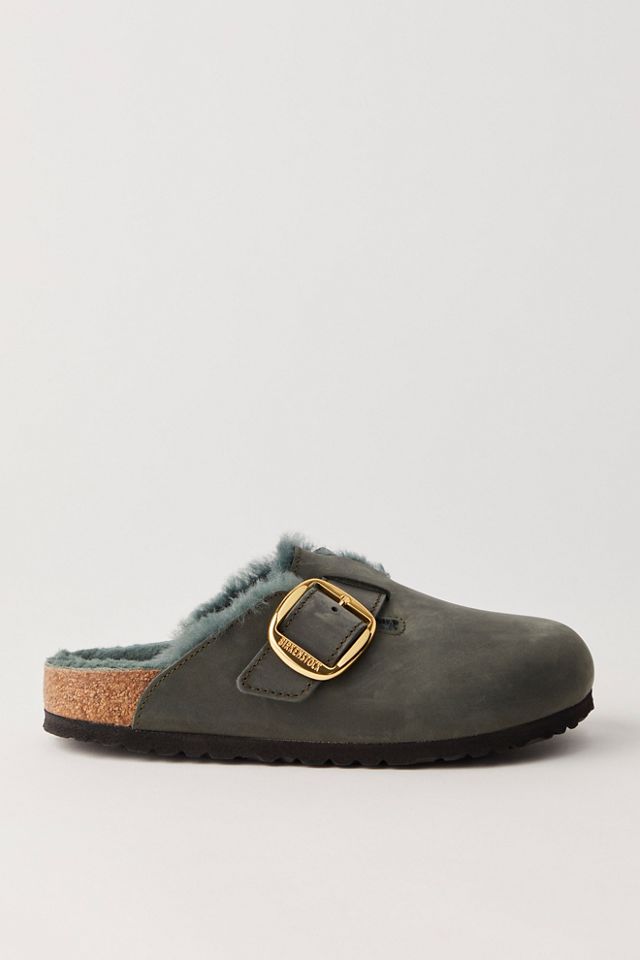 Birkenstock Boston Big Buckle Shearling Clogs #2