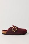 Birkenstock Boston Big Buckle Shearling Clogs