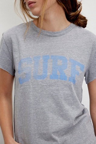 We The Free Nova Graphic Tee at Free People in Grey, Size: S